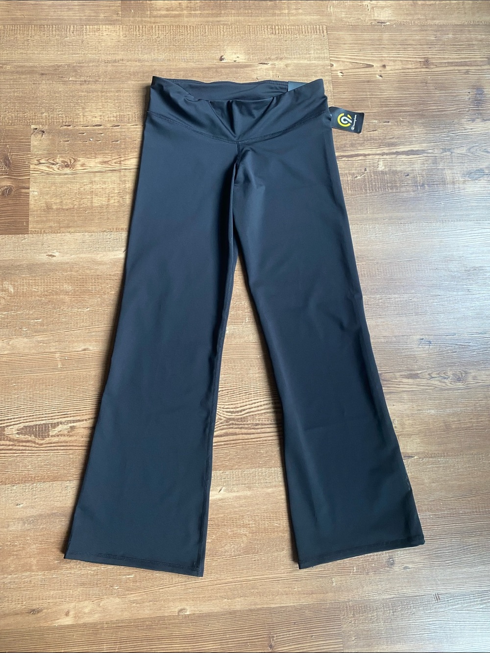 NWT Champion C9 Black Performance Flare Leggings Yoga Pants Size Large